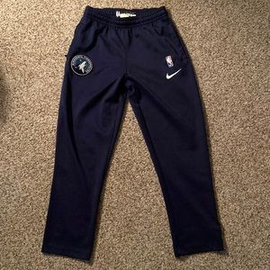 Mens Nike Minnesota Timberwolves Sweatpants - Size M - Lightly Worn